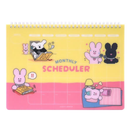 สมุดแพลนเนอร์ Ropamoda X Romane Monthly Planner สีชมพู_0